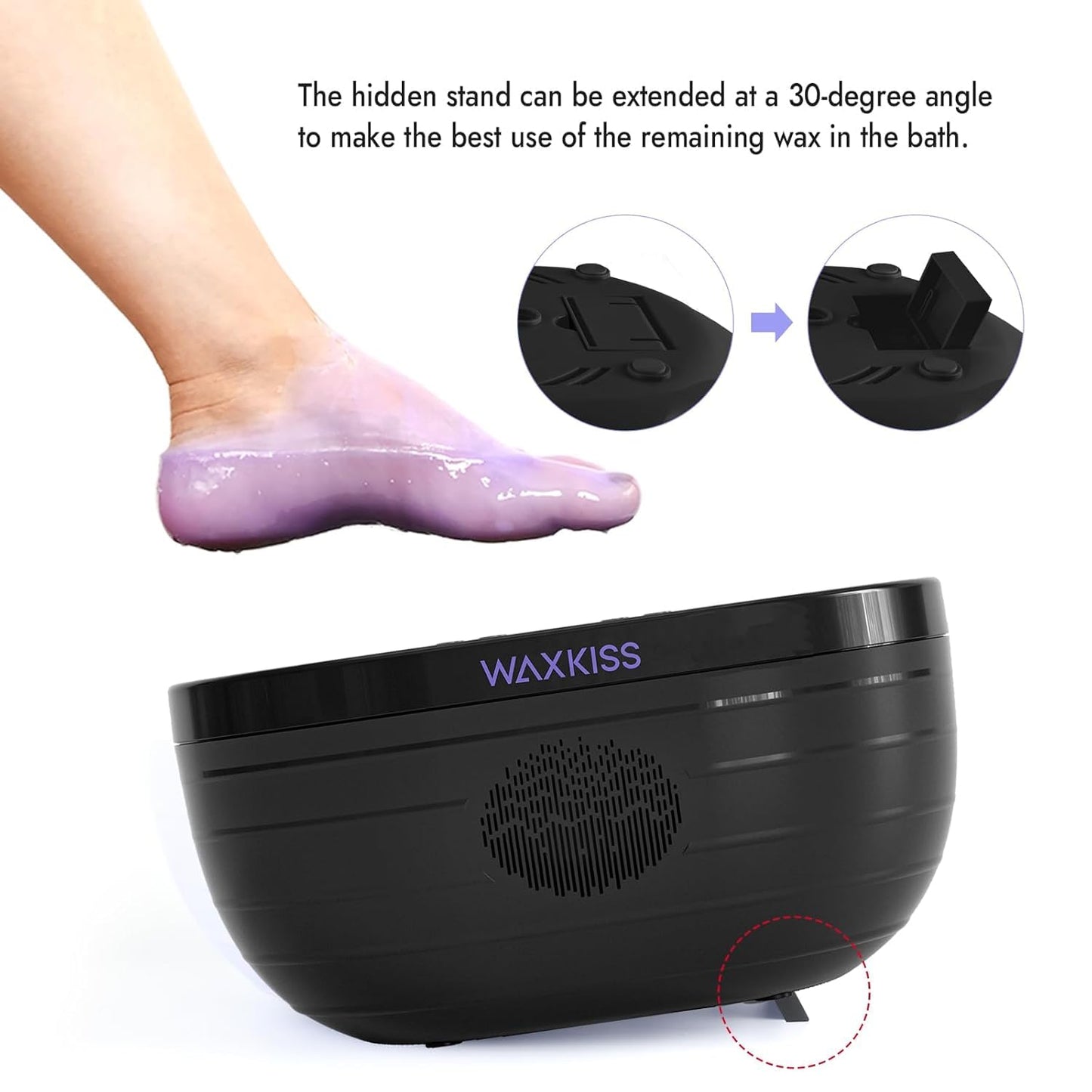 Paraffin Wax Machine for Hand and Feet,Hand Wax Paraffin Machine with Paraffin Wax Refills, Safety Material 3L Paraffin Baths Machine Kit Moisturizing and Hydration