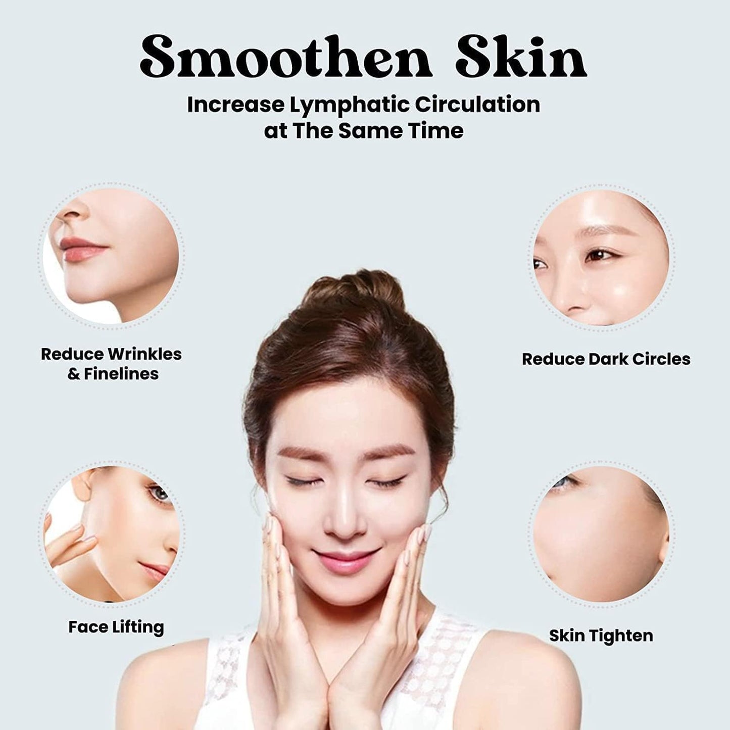 ROSELYNBOUTIQUE Gua Sha Facial Tools & Face Roller for Lift Wrinkless Natural Skincare Tool Jade Roller Guasha Tool for Face (Green)