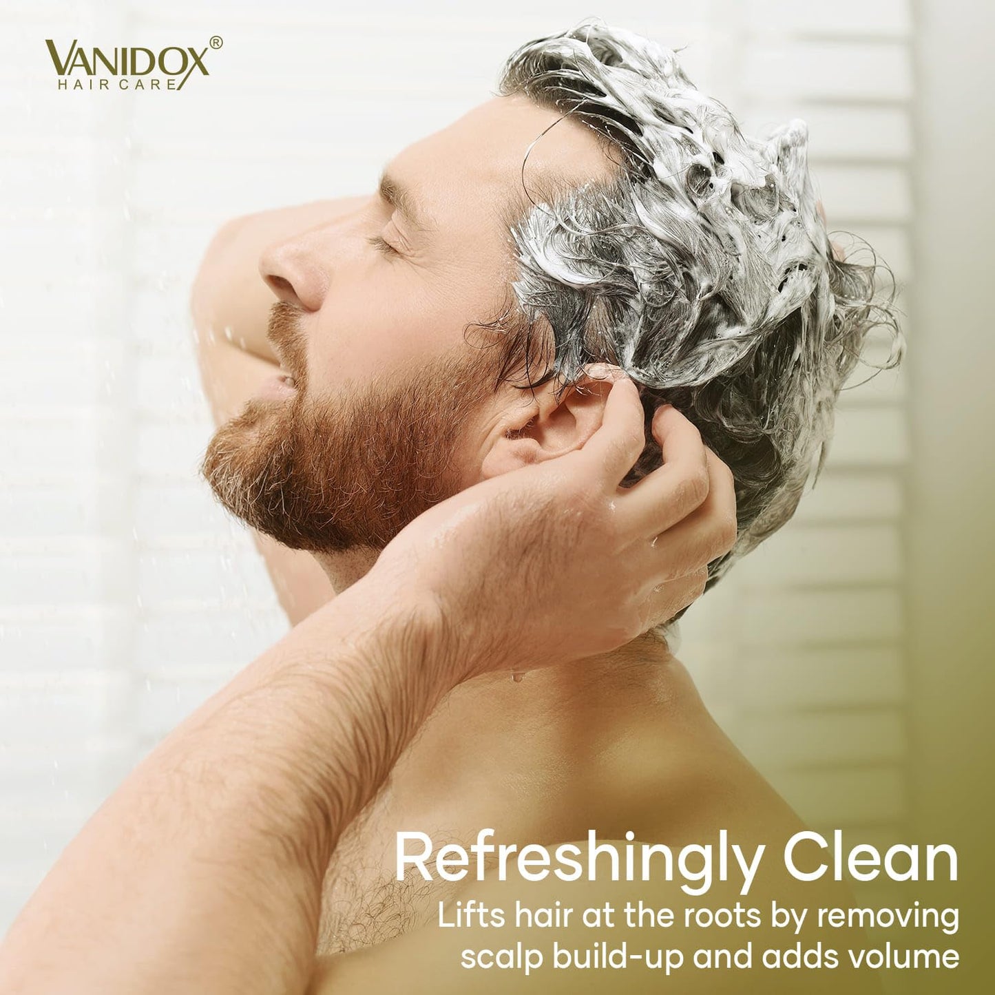 Tea Tree Oil Shampoo with Castor Oil, DHT Blockers, Itchy Scalp Relief, Supports Fuller Hair, Cleanses Dandruff & Buildup, For Men & Women, Made in USA, 16 fl oz