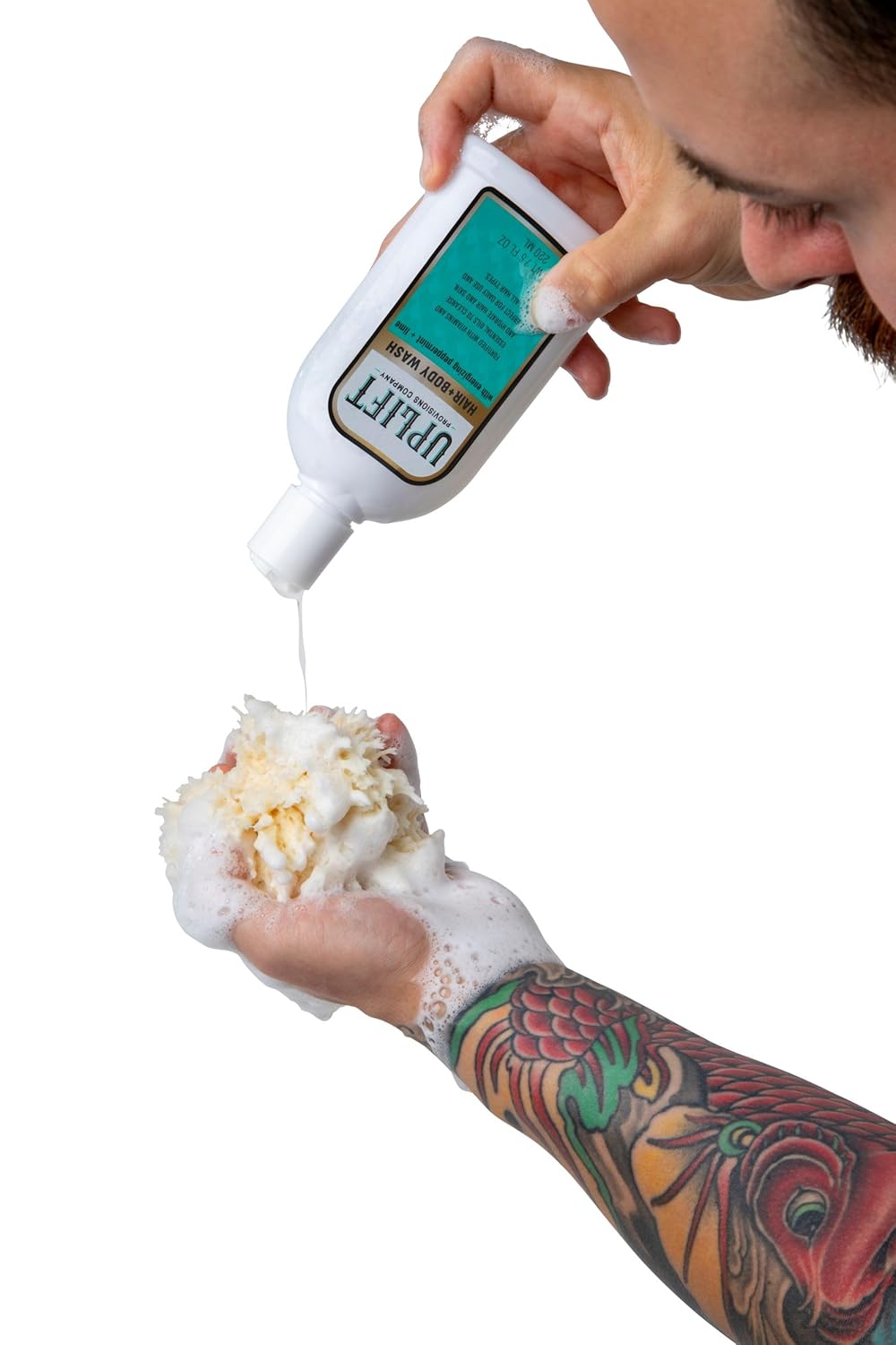 Uplift’s Luxury Shave Set for All: Pamper Yourself with Our Sulfate-Free Hair & Body Wash and Plant-Infused Shave Gel, Complete with a Handmade Wooden Razor for the Perfect Shave