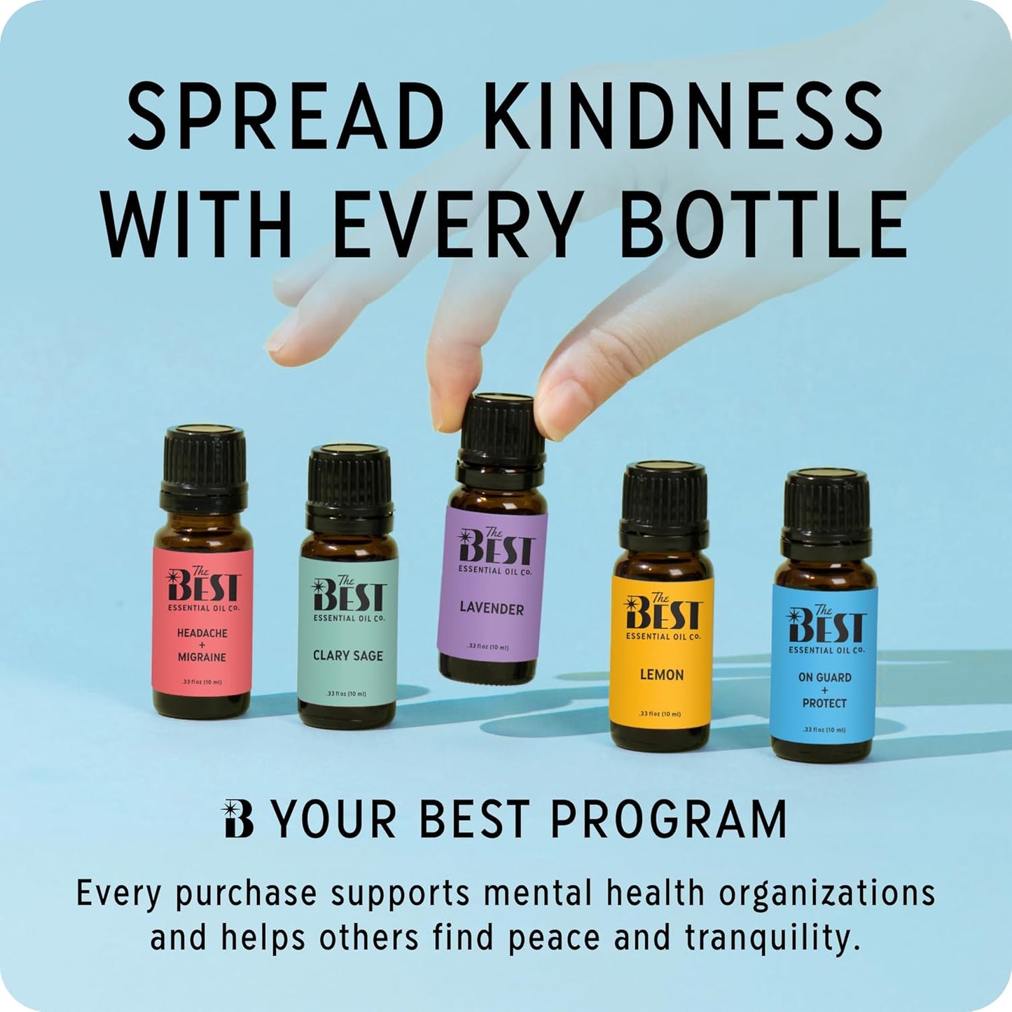 The Best Allergy + Outdoor Essential Oil Roll-On Blend- Premium Grade- Pre-Diluted in Coconut Oil- Ready to Use- 10 ml (.33 fl oz)