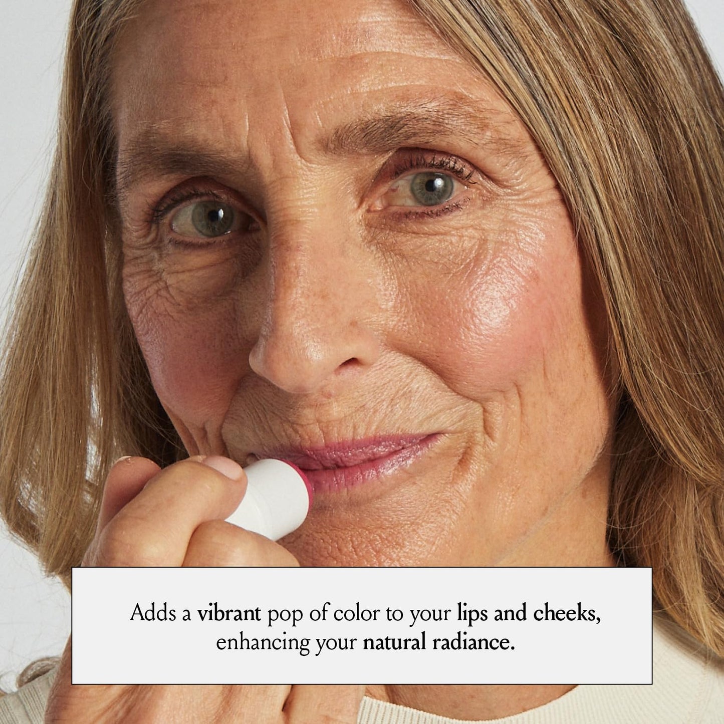 Boomstick Peony Pink ™ - Multistick for Cheeks & Lips - Vegan, Cream Blush Stick & Lipstick - Makeup for Older Women & Mature Skin Boom Stick By Cindy Joseph