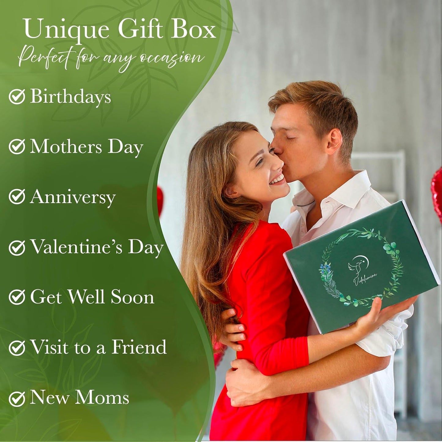 Spa Box Gift Set for Women, Spa Gift Baskets for Women, Self Care Gifts for Women, Get Well Soon Gift Baskets for Women, Spa Kit For Women, Care Package for Women, Gift Sets for Her, Sister, Mom.