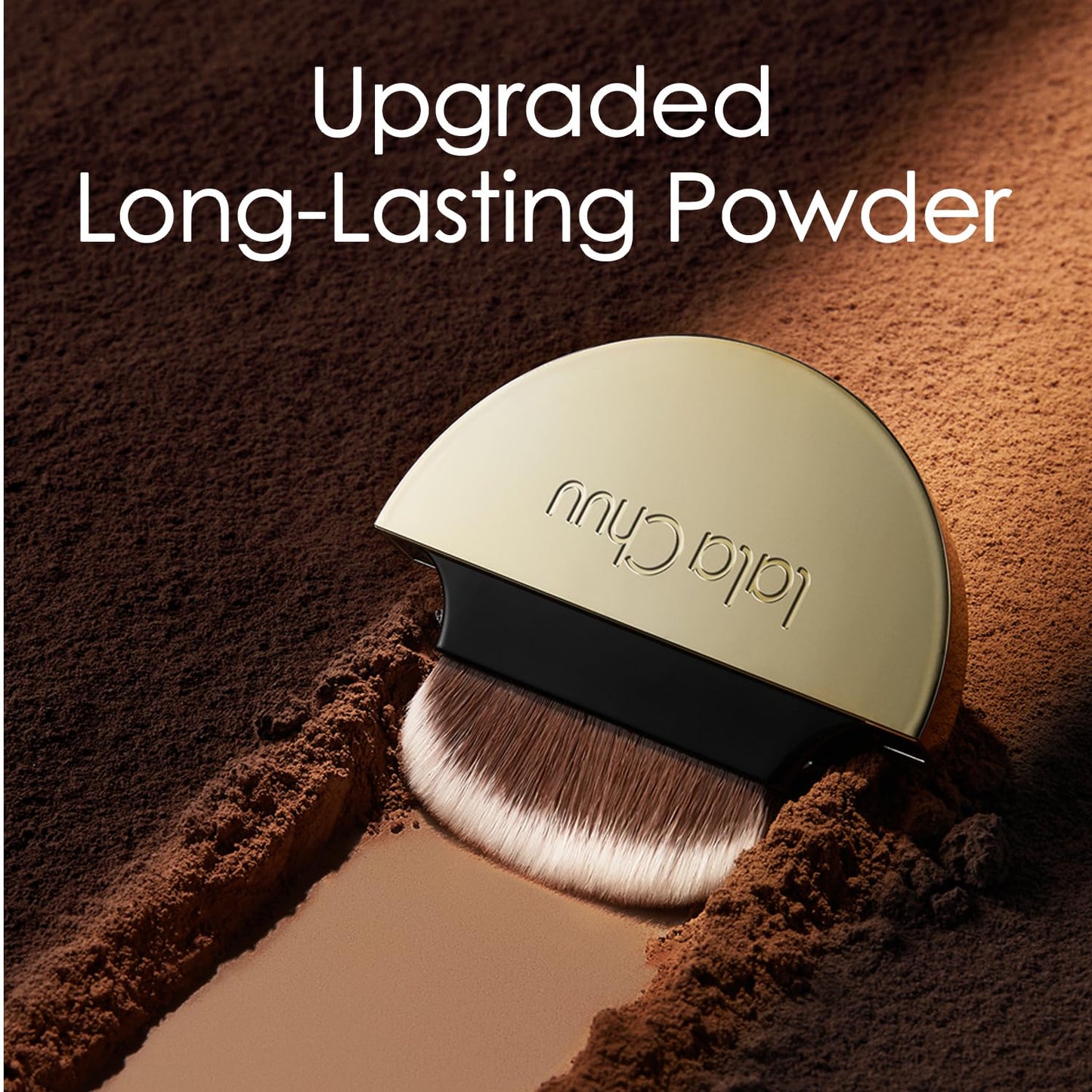 LALACHUU Hairline Powder, the revolutionary solution for concealing hair loss instantly, Root Touch Up for Women & Men with Master Brush. Stain Proof for 100 hours 0.52 Ounce (Light Brown)