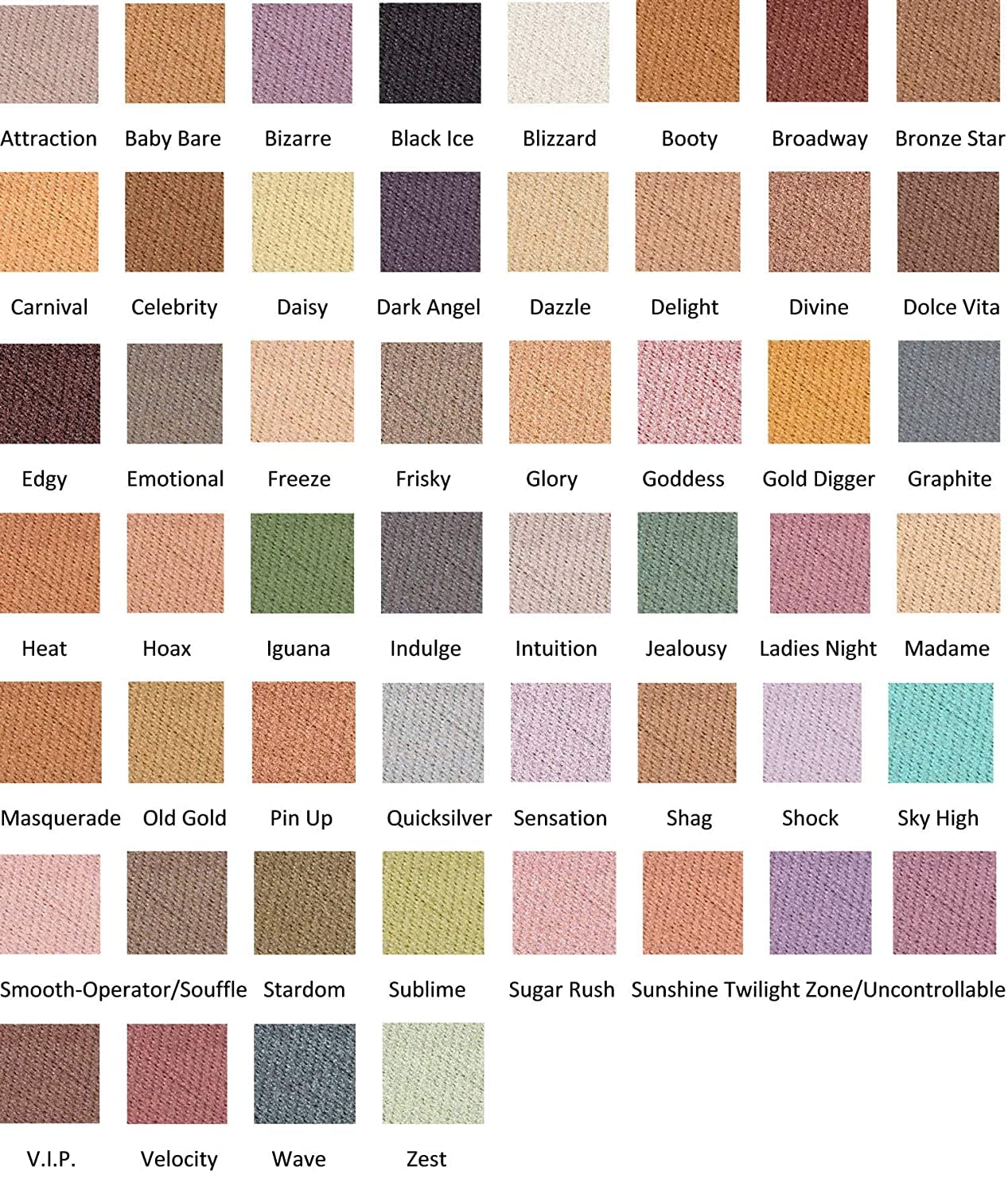 Jolie Frost Eye Shadow - Mid Size 3 g (Heat)