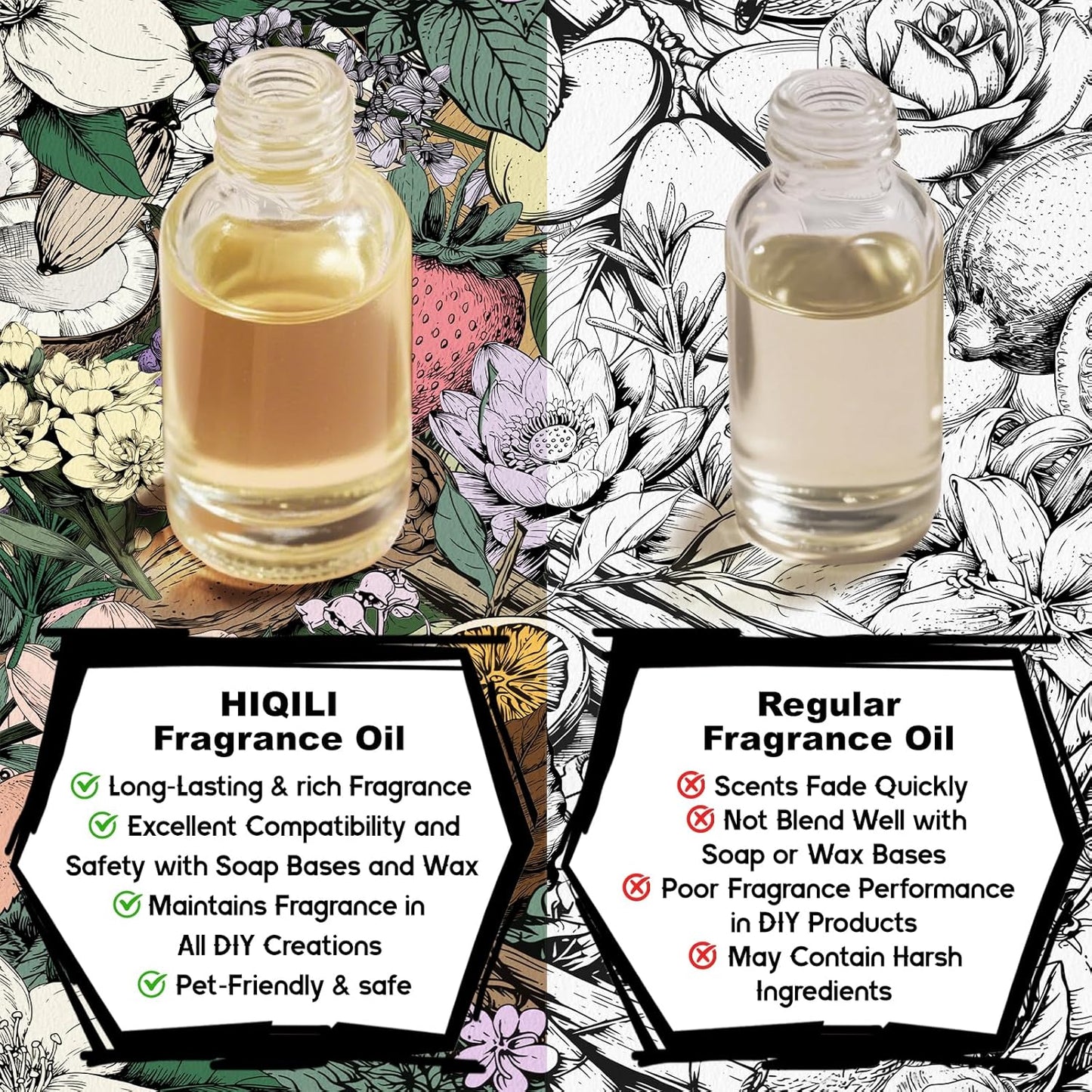 HIQILI Frost Bloom Fragrance Oil, Ocean & Lily of The Valley Scents, for Diffusers, Candles, Soap, Perfume & Hair Mist Making, Long Lasting - 5.07 Fl Oz