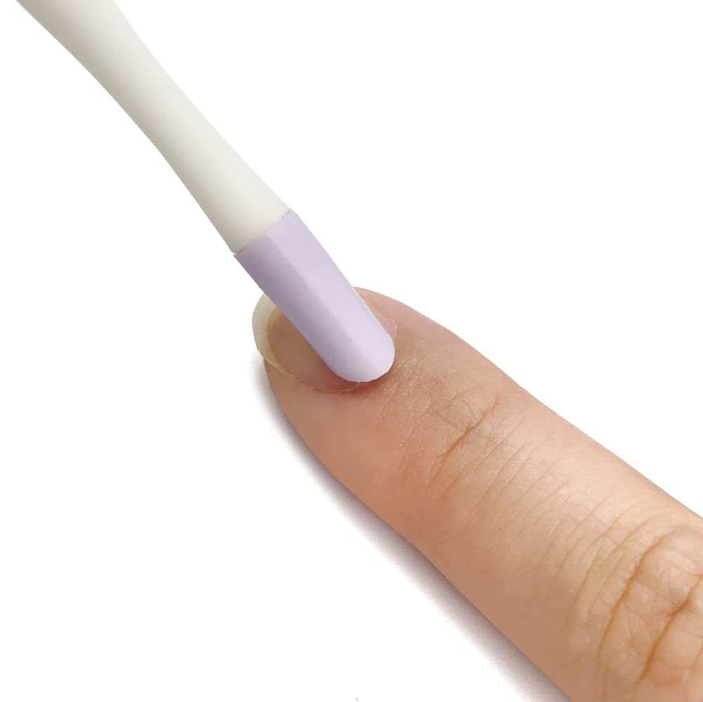 IVON Cuticle Trimmer with Pusher, 3pcs Rubber Tip Cuticle Tool for Nail Art