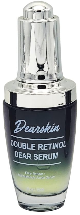 Radiant Glowing Skincare Gift Set: Unveil Your Radiance with the Power of Double Retinol Vitamin C Serum Tanex Dear Serum and Dear Water Gel Cream!