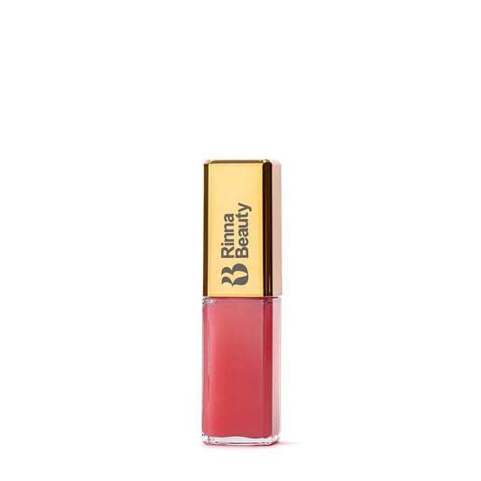 Rinna Beauty Larger Than Life Lip Plumping Oil - Bright Bombshell - Moisturizes & Hydrates Lips - Natural Plumping Over Time - Vegan, Cruelty-Free, & Paraben-Free 0.3 Fl Oz