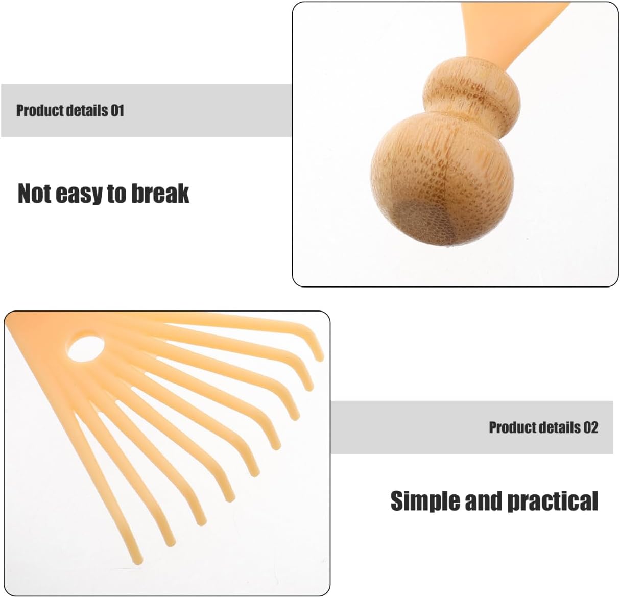 Mini Head Massager Scalp Scratcher Claw Tool Handheld Claw Scalp Massager for Deep Relaxation Stress Reduction in The Office Home Spa Beige