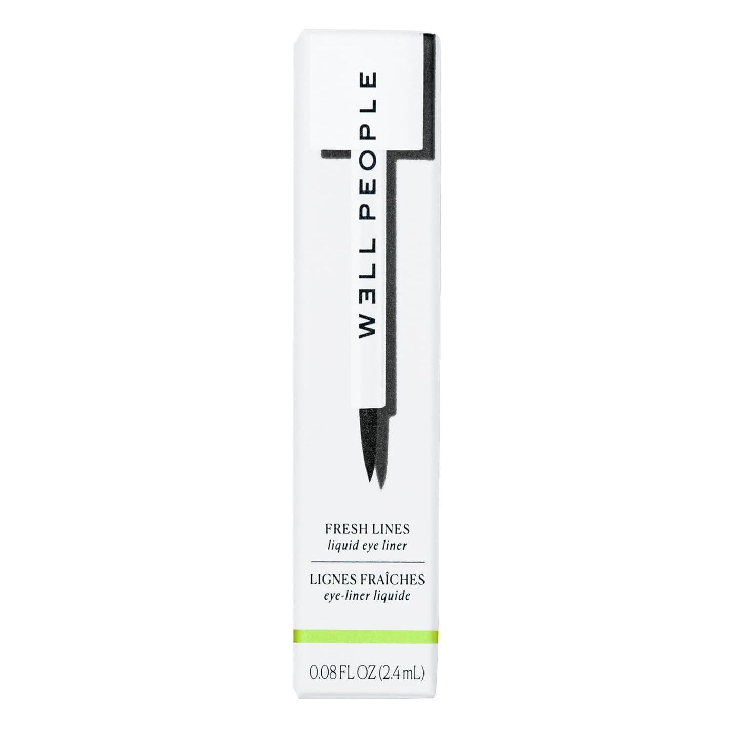 Well People Fresh Lines Liquid Eyeliner, Longwear Liquid Eyeliner For Precise Lines, Hydrating & Smudge-resistant Formula, Vegan & Cruelty-free, Black