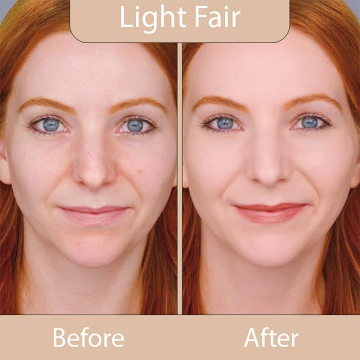 LUMINESS Silk Airbrush Spray Foundation & Buffing Brush Kit - Light Fair