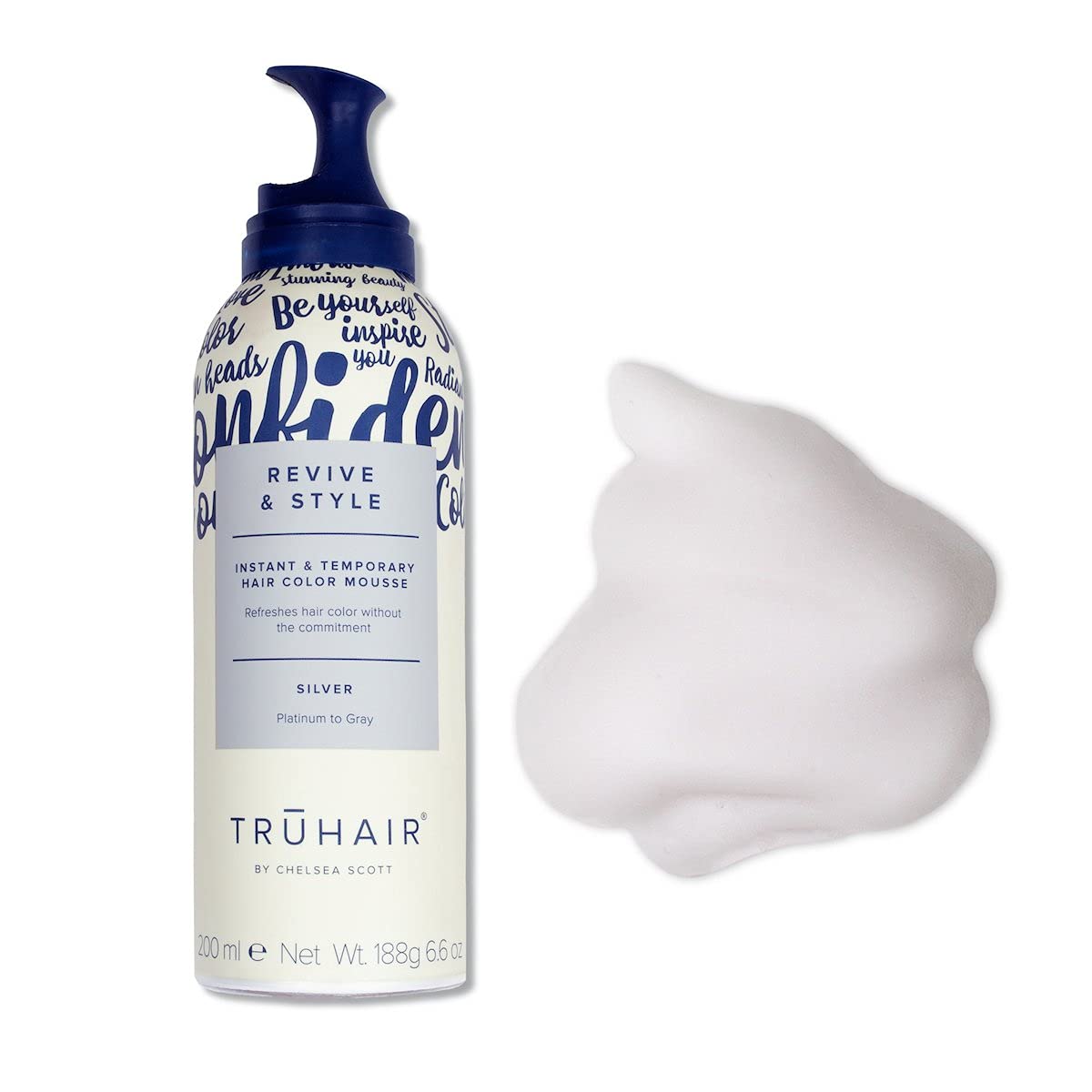 Truhair Revive and Style Color Mousse (Silver)