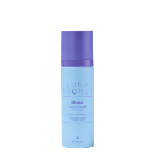 Illume Tanning Water - Liquid, Natural & Organic, Vegan Friendly, Cruelty Free, For All Skin Tones, Light-Medium Glow, Hydrating & Nourishing