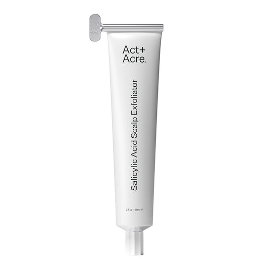 ACT+ ACRE Cold Processed Salicylic Acid Exfoliator | For Loose Flakes, Excess Oil, Scalp Build-Up | Salicylic Acid, Papaya, Peppermint | Balance, Soothe | Vegan, Color Safe, Fragrance-Free | 2 Fl Oz