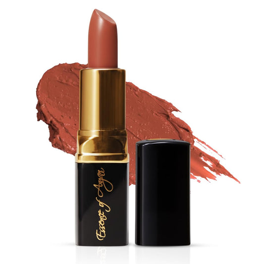Essence Of Argan Tea Berry Lipstick for Cracked & Dry Lips - 100% Organic Argan & Jojoba Oil, Shea Butter & Aloe Vera - Hydrating Long Lasting Lipstick for Women