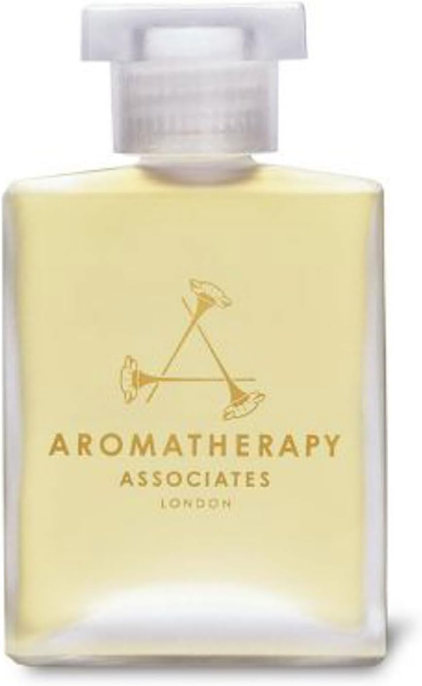 Aromatherapy Associates De-Stress Mind Bath and Shower Oil, Natural Body Oil to Calm Mind, Body and Spirit, Made with 3 Essential Oils (1.86 oz)