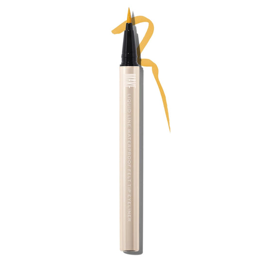 MAKE Beauty Liquid Line Waterproof Liquid Eyeliner Pen. Smudge-Proof Felt Tip for Precise Application of Lines, Wings, and Graphics. Long Lasting Eye Liner - Shade, Sundown