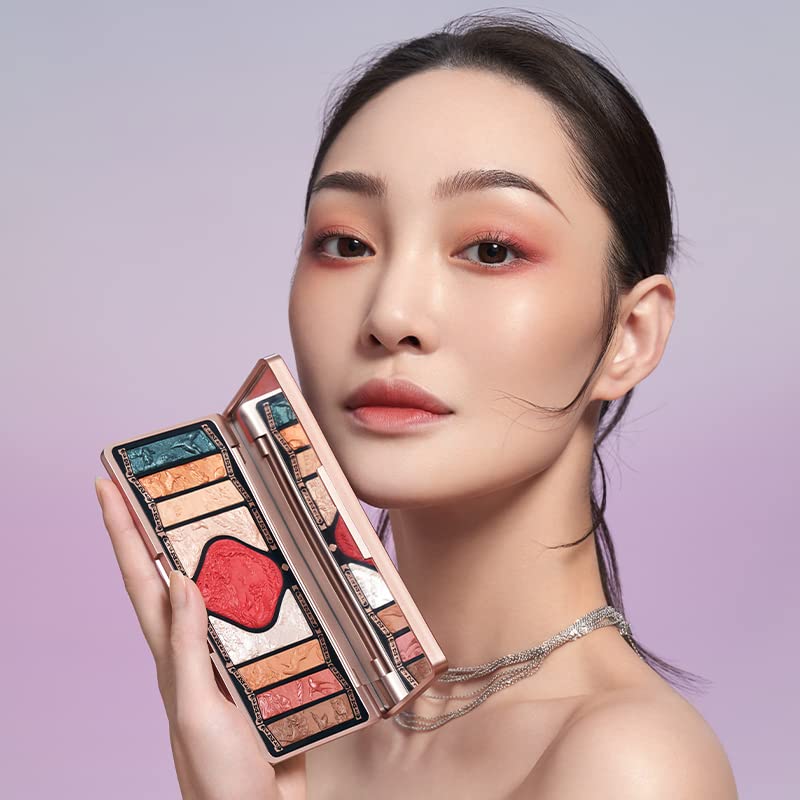 FLORASIS Floral Engraving Phoenix Makeup Palette (01 Gold Brown)