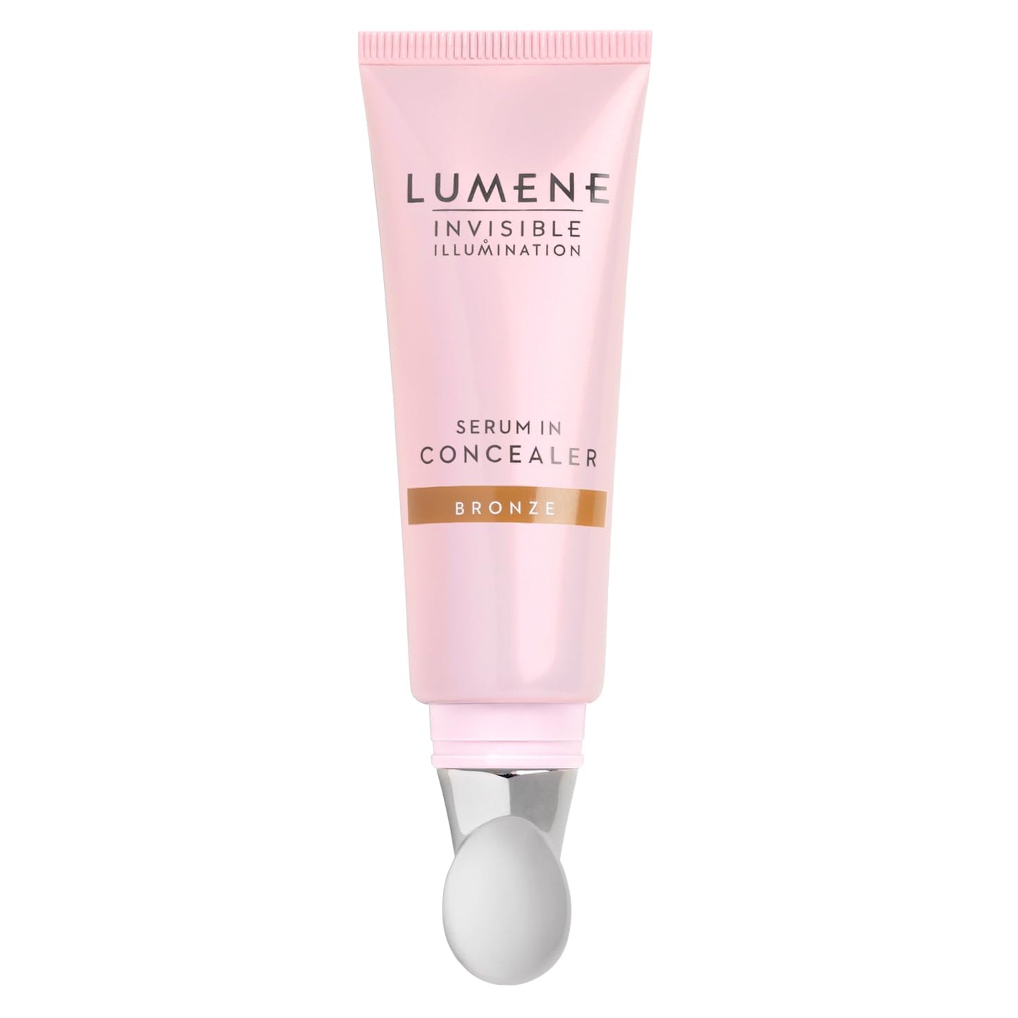 Lumene Invisible Illumination Serum in Concealer - Vitamin E Hydrating Concealer - Lightweight Color Corrector for Dark Circles - Multi-Use Makeup Hybrid - Bronze (10ml)