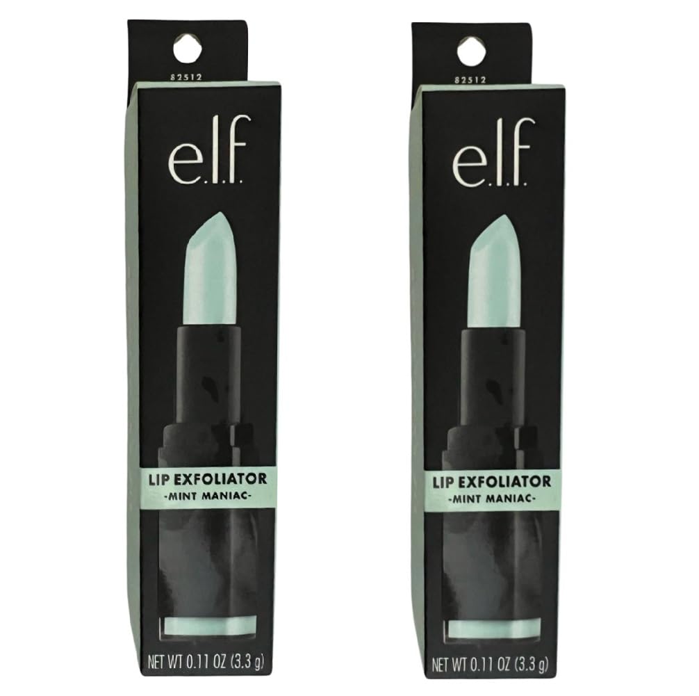 ELF Pack of 2 E.l.f. Lip Exfoliator, Mint Maniac 82512