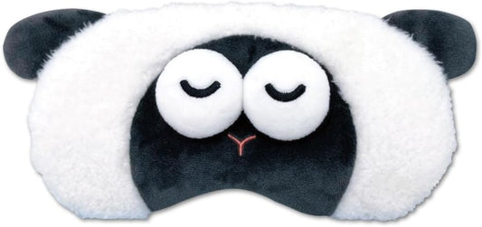 PERFECTSIGHT Sleep Eye Masks, Cute Plush Sleep Eye Cover Lightweight Adjustable Eyeshade Faux Fur Mask Cover for Women Men Sleep Travel Nap (Sheep)