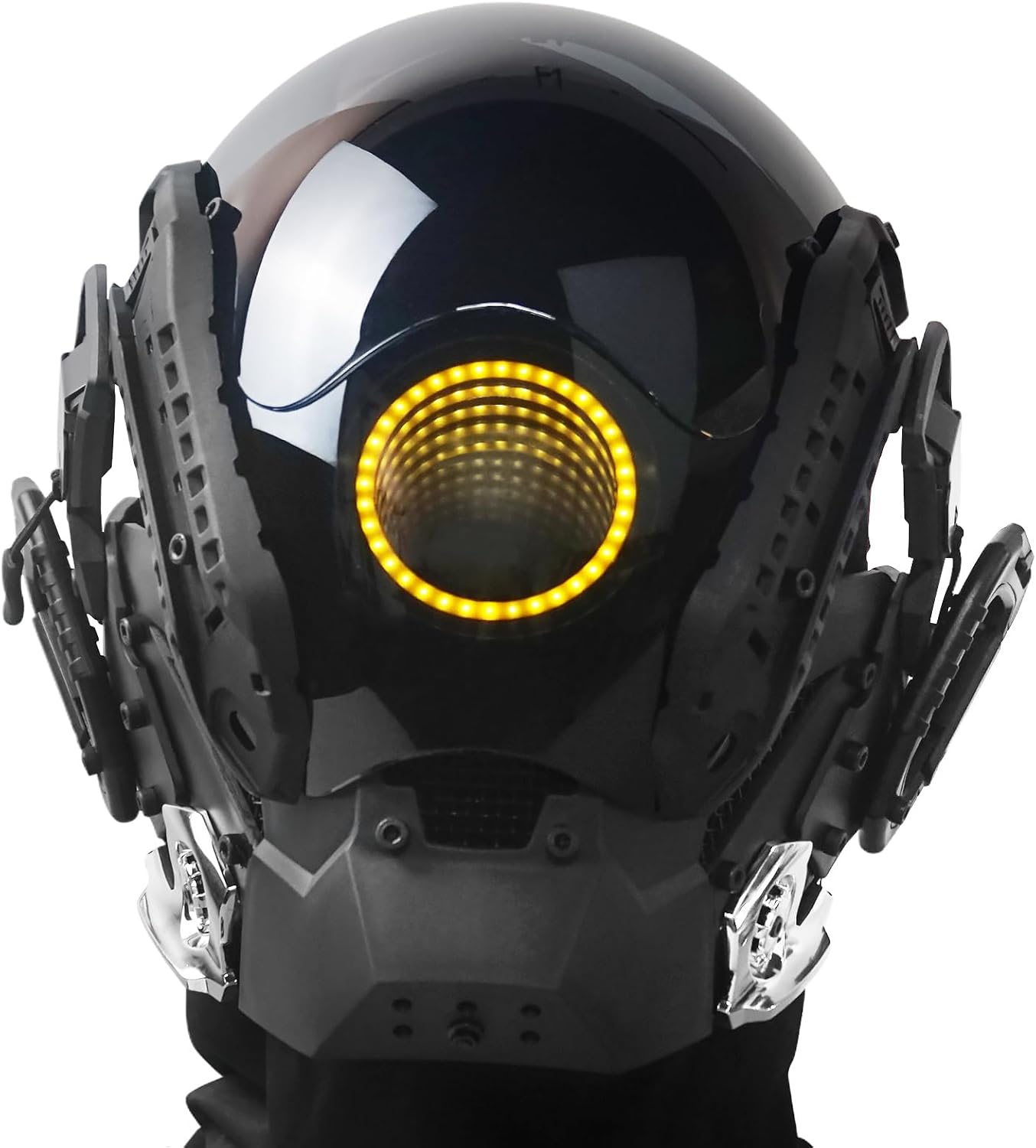 Punk LED Mask, Eye of the Abyss Design, Futuristic Mask Helmet, Perfect for Halloween Party, Cosplay