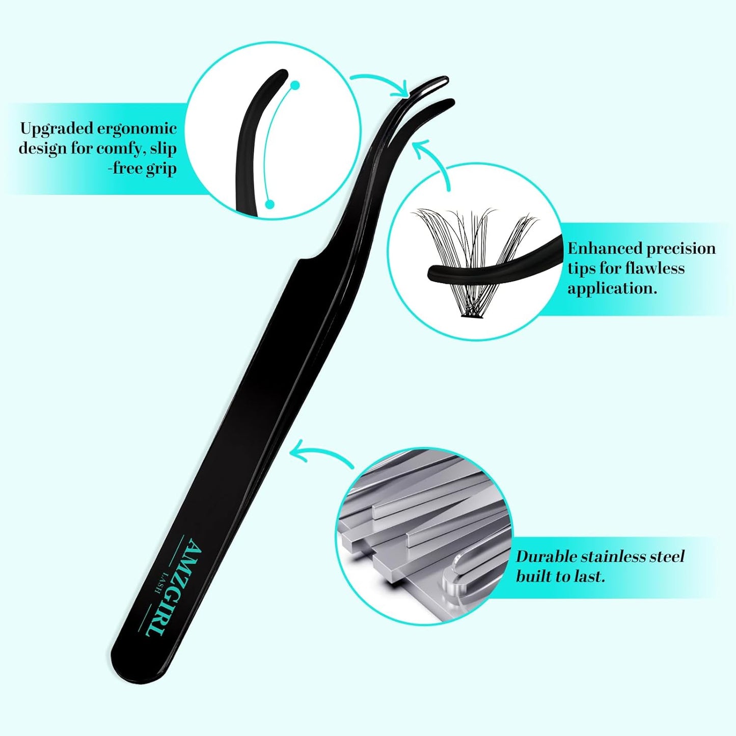 Lash Extension Kit 320Pcs,DIY Individual Lashes Clusters Kit,Lash Bond And Seal,Lash Remover For Eyelashes Extensions,Lash Applicator Tool For False Eyelash Cluster Kit At Home(50D,D-Mix9-16mm Kit)