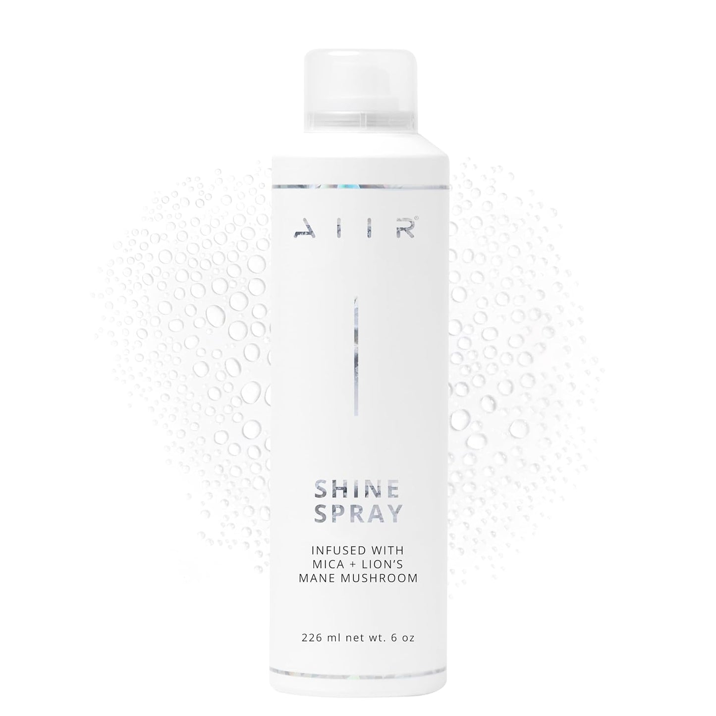 AIIR Shine Spray -Smoothing Spray for Glossy Sleek Hair, Humidity and Frizz Shield Spray, Gloss Spray, Lightweight Spray Coats and Protects Hair, Enhance Shine & Color with Reflect, 6 oz