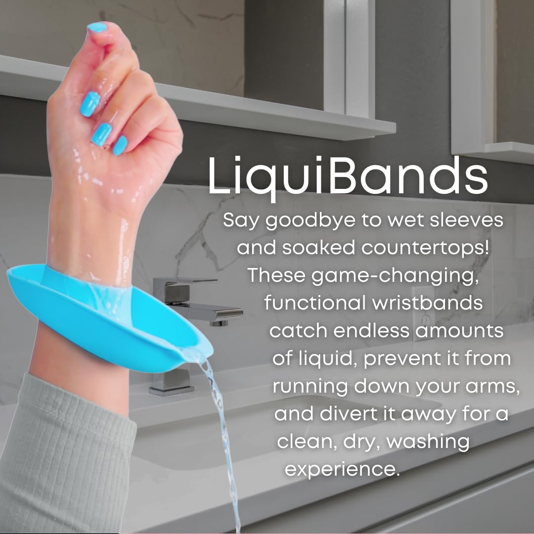 Skincare Essentials Kit - 4 Piece Bundle Pack - Face and Body Silicone Spa Accessory - Essential Beauty Set for Teen Girls Sky Blue