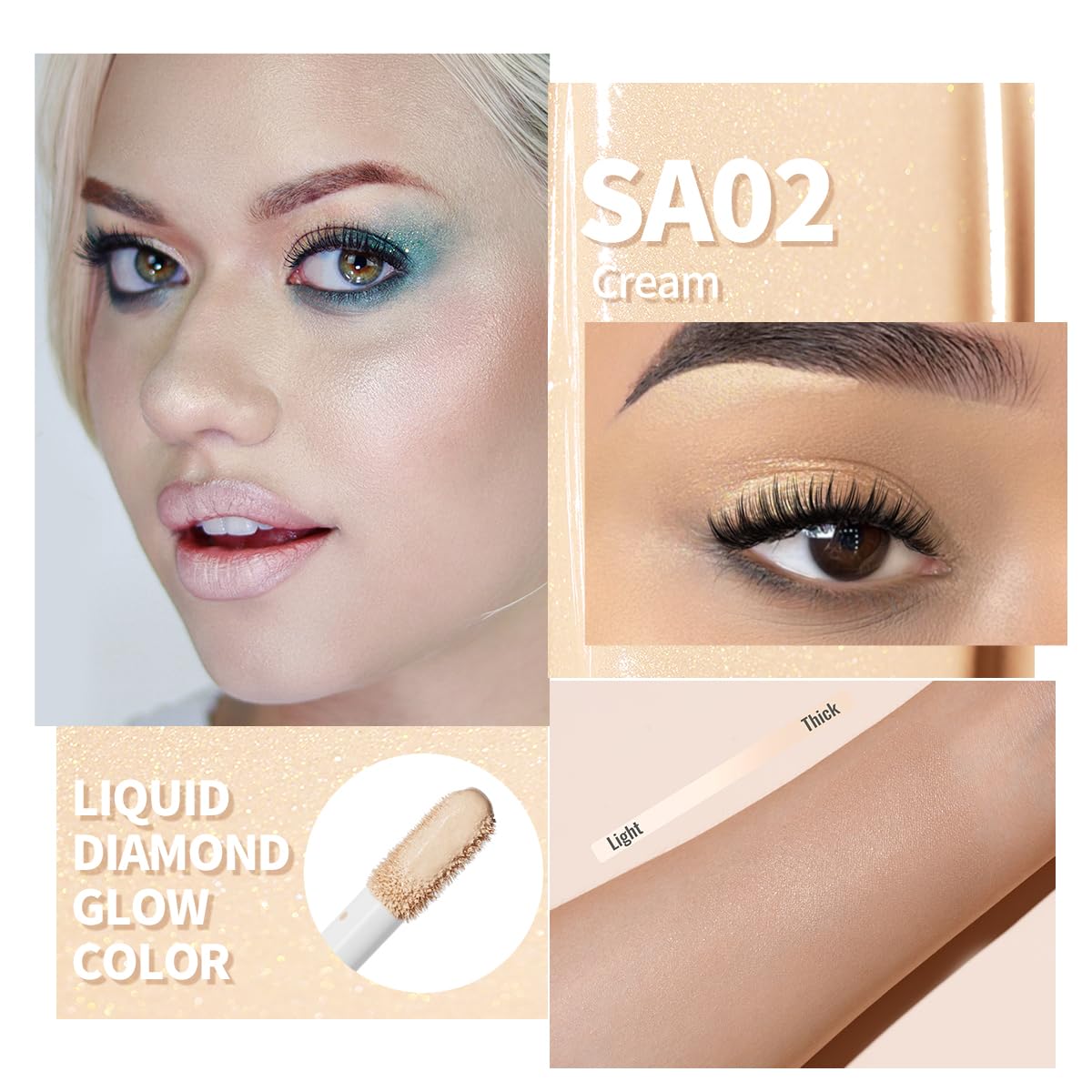 Oulac Matte Eyeshadow Nude Liquid Eyeshadow Eye Shadow Base| Long-Lasting, Full Coverage, Blendable & Smudge-Proof Formula| Vegan & Cruelty-Free Eye Makeup for Natural & Everyday Looks SA02