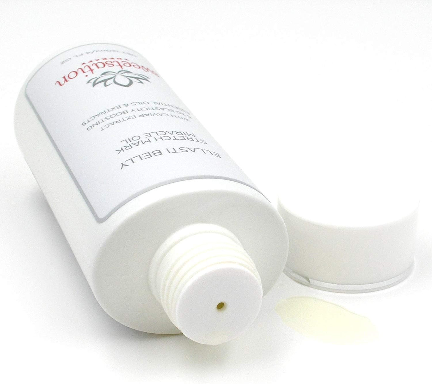 Sweetsation Therapy- Organic EllastiBelly Stretch Mark Miracle Oil, 4oz. Stretch Marks Prevention in Pregnancy With Omega 3,6,9, Vitamins,Amino Acids, 30+ Extracts to Boost Elasticity