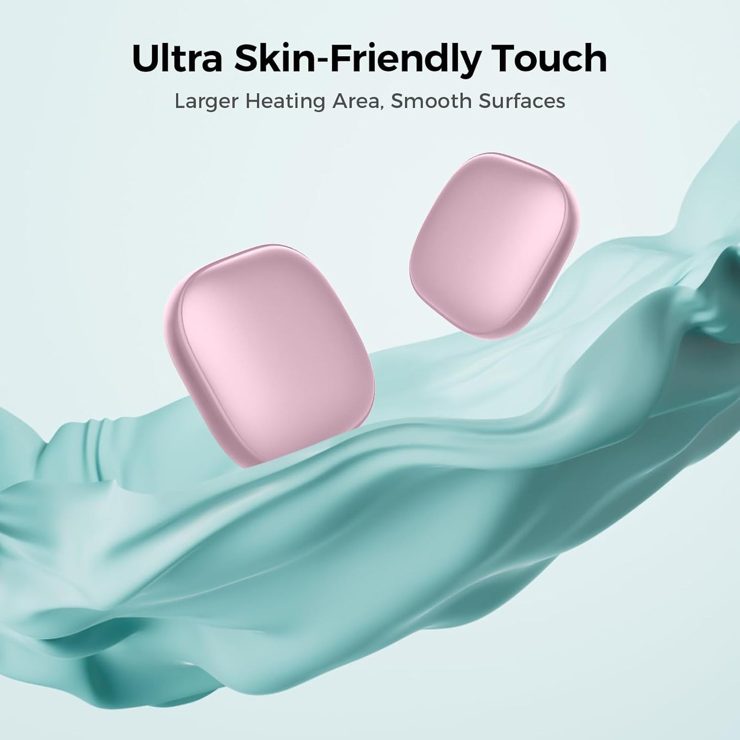 Pocket Size Hand Warmers Rechargeable 2 Pack, Heat for 10 Hours AI Smart Chips Ultrathin Electric Handwarmers with 4000mAh, Portable Electric Hand Warmer, Hunting Camping Hiking Men Womens Gifts