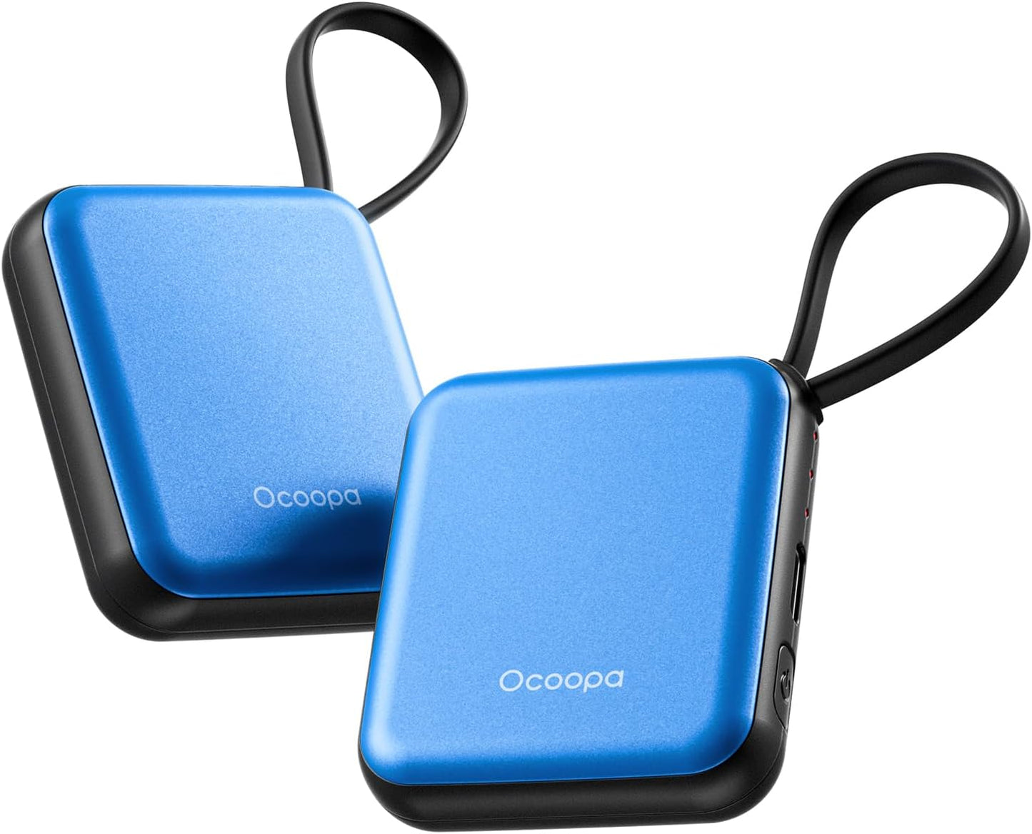 OCOOPA Hand Warmers Rechargeable, Smart Temp Control 7H*2 Long Safe Heat, Ultra Slim, Pocket-Size Design That Fits Gloves, Gifts for Women, Outdoor, Office, Commute (UT5 Nano)