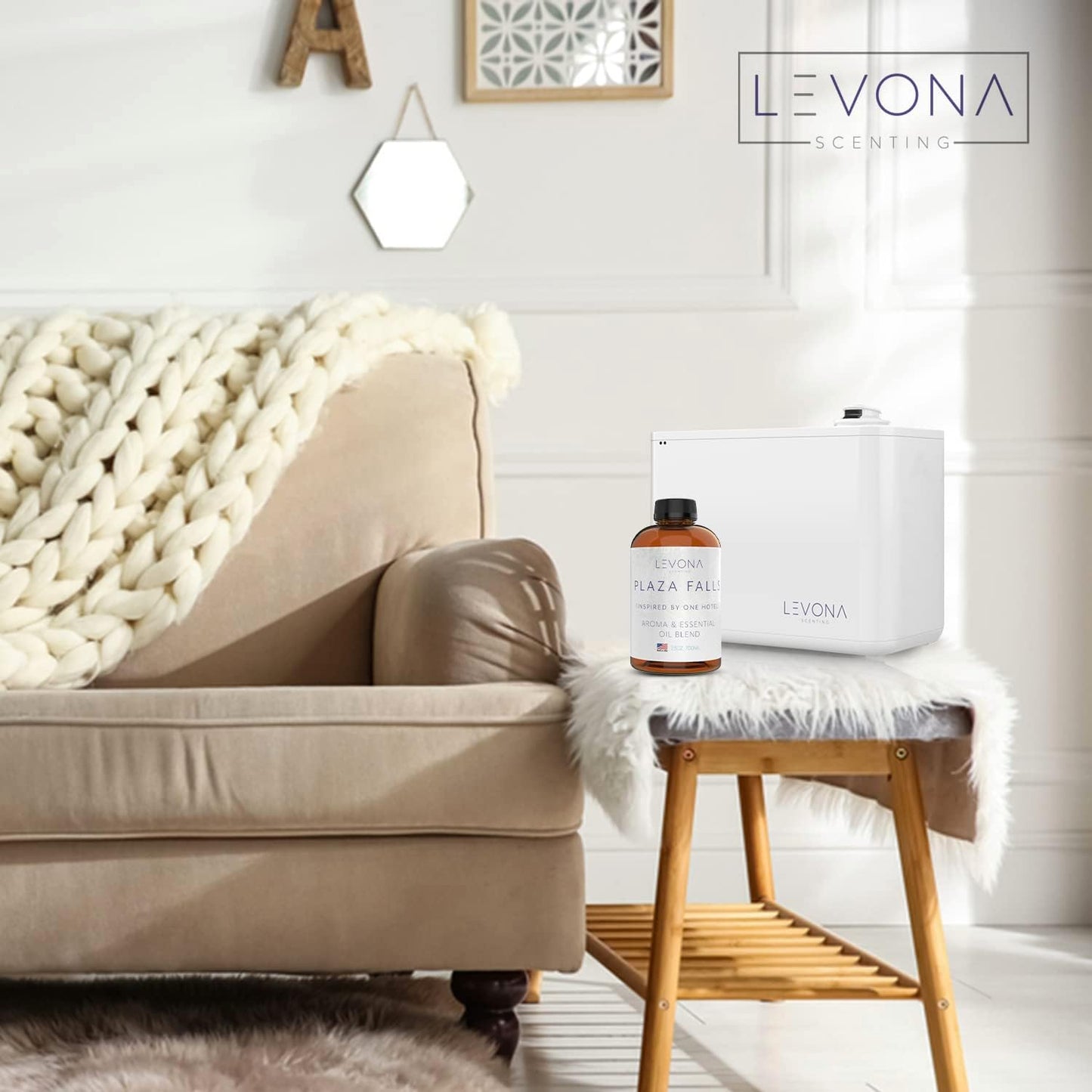 Levona Scent Home Luxury Scents: Plaza Falls Fragrance Oil Inspired by One Hotel Essential Oil - Pure Essential Oils for Diffusers for Home - Scented Oil
