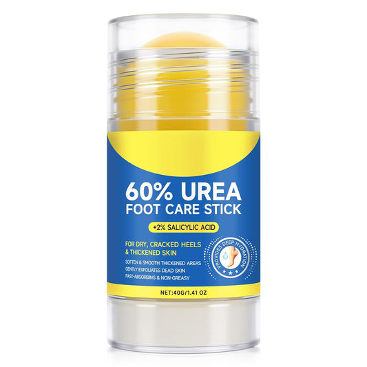 Foot Urea Cream, 60% Urea Cream for Feet Maximum Strength Repair Cracked Skin, Foot Moisturizer Nourish Cracking Rough Dry Heels, Feet Callus Remover Gel, 1.41Fl Oz