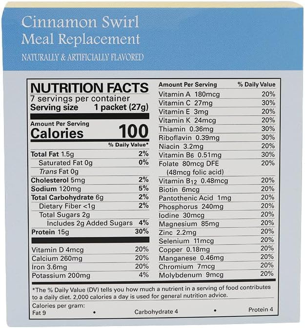 BariatricPal 15g Protein Shake or Pudding (Aspartame Free) - Cinnamon Swirl (1-Pack)