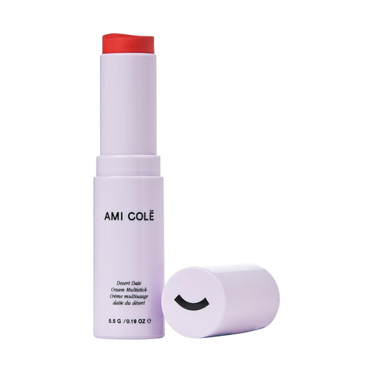 AMI COLÉ Desert Date Cream Multistick Lip and Cheek Tint (Flame) moisturizing lip tint, lip and cheek stain, natural lip color