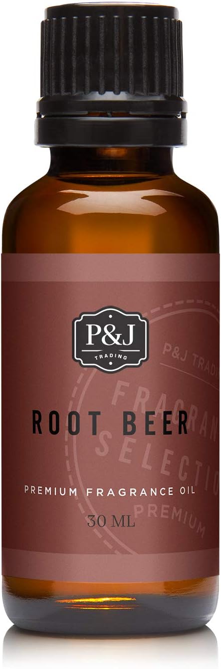 P&J Trading - Root Beer Scented Oil 30ml - Fragrance Oil for Candle Making, Soap Making, Diffuser Oil