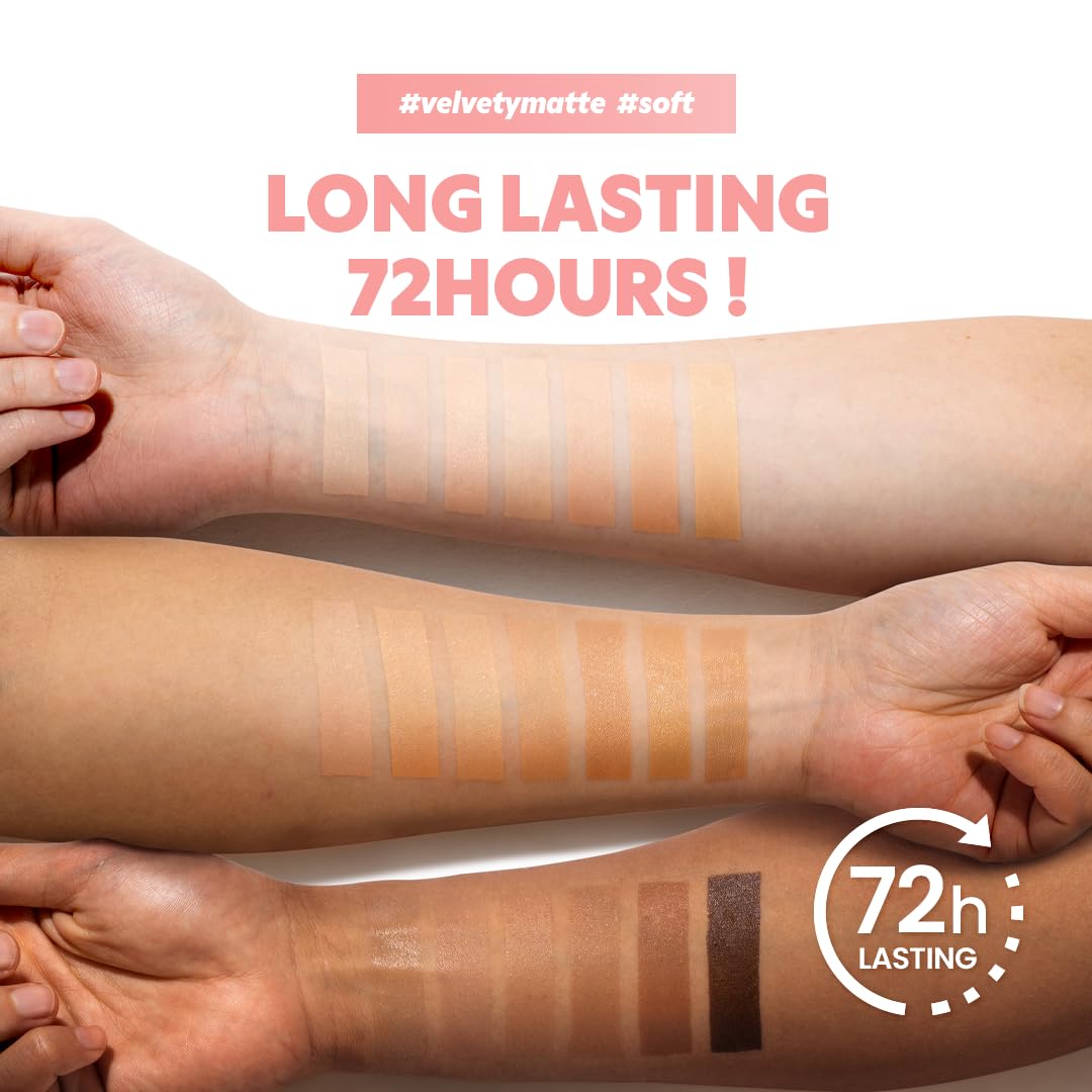 [*Mini Size*] TIRTIR All Cover Pink Cushion | Korean Cushion Foundation, (#21C Cool Ivory, 0.15 Fl Oz)