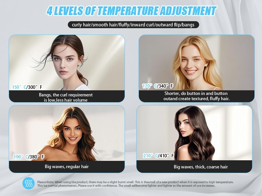 Cordless Curling Iron Brush,1.5-inch Mini Travel Curling Iron, 3-in-1 Portable Heated Round Straightening Brush, Rechargeable Curlings Irons, for Curls, Straightening, De-frizzing, and Styling, White