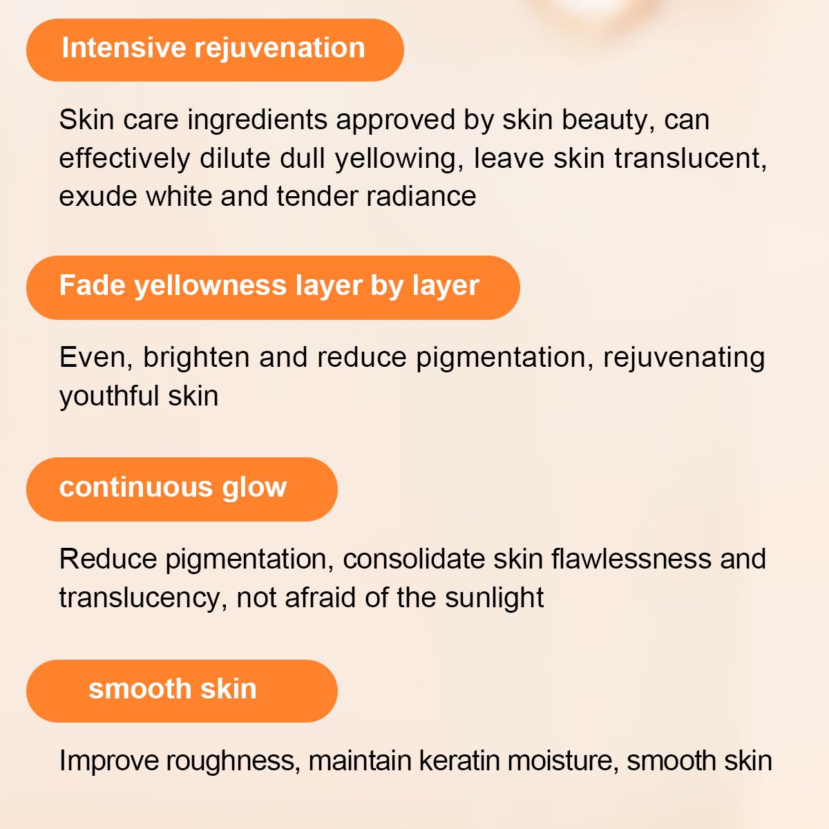 Vitamin C Under Eye Masks for Dark Circles, 6 Pairs Gel Crystal Eye Pads Under Eye Patches for Melanin, Hydrate Shiny Eye Skin, for Dark Circles, Bags, Fine Lines, Eye Tail Winkles (Orange)