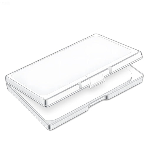 Eyelash Case, Eyelash Holder Case, Clear Compact Eyelashes Container, Portable Silicone False Lash Cases, Simple Lightweight Lash Storage Tool with Cover for Women Daily Travel Carry