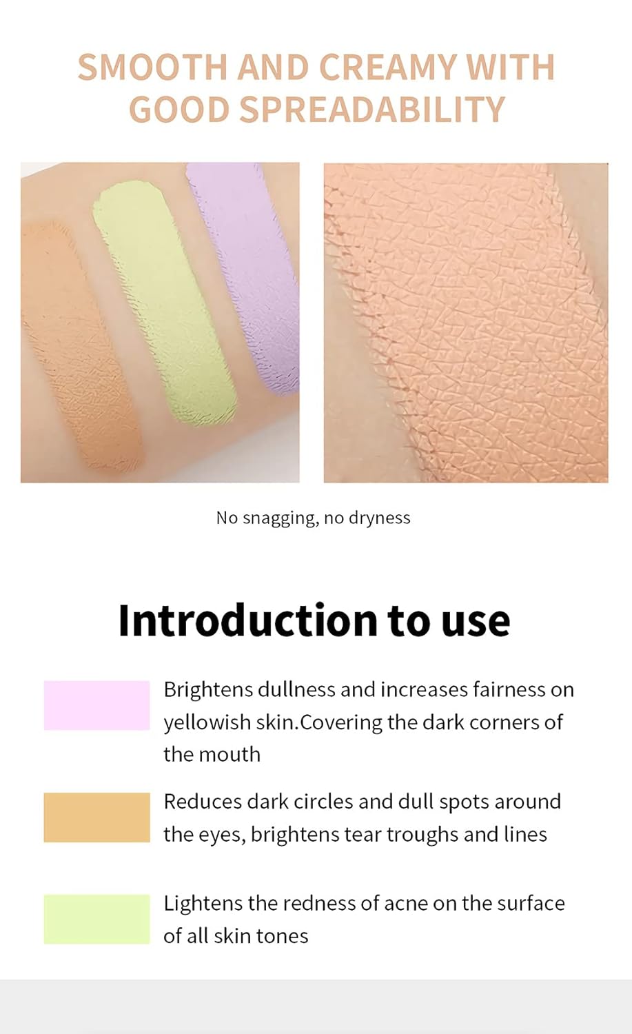 12 Color Correcting Concealer Palette, Cream Color Corrector Contour Makeup Palette，Contouring Foundation Highlighting Concealer Palette for Conceals Dark Circles, Redness, Acne, Blemish