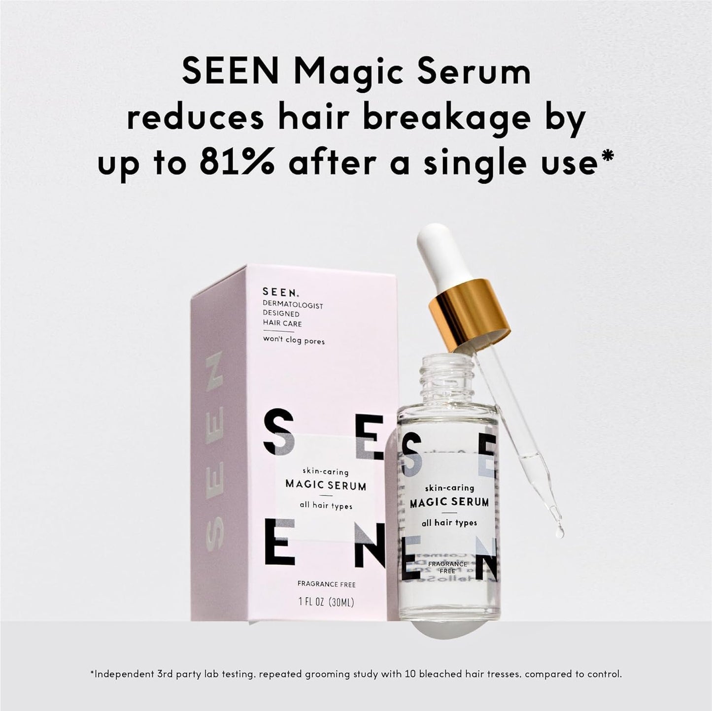 SEEN Curly On The Go Kit, Fragrance Free - Non-Comedogenic & Safe for Sensitive Skin - Sulfate-Free, Curl-Defining Styling Hair Bundle - Anti Frizz - Heat Protectant