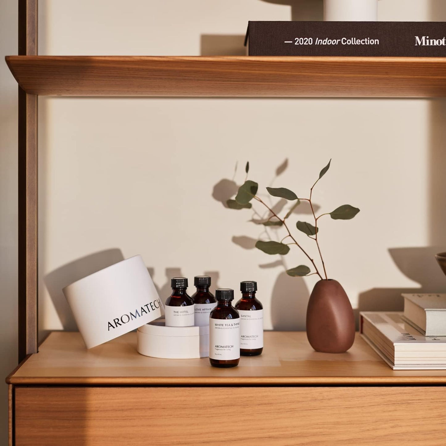 AromaTech The Bestsellers Set | Gift Set of Aroma Diffuser Essential Oils Blend of Santal, The Hotel, White Tea & Thyme, and Love Affair - 10 mL (4 Pack)