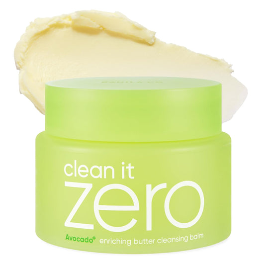 BANILA CO Clean It Zero Enriching Butter Cleansing Balm | 2-in-1 Deep Cleanse & Hydrating Mask for Moisturized Skin | Removes Waterproof Makeup & SPF | Cleansing Oil For Dry Skin (100ml/3.38 oz)