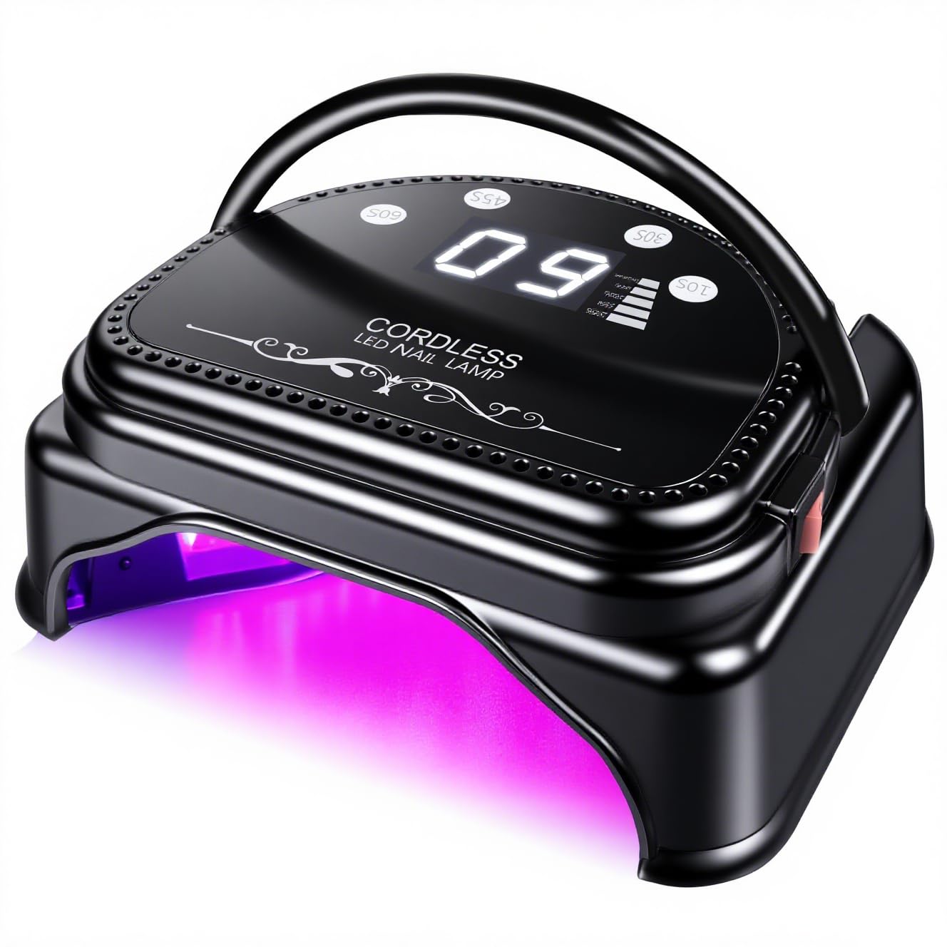 Professional Cordless UV LED Nail Lamp, Rechargeable Led Gel Nail Dryer, UV Light for Nails,Portable LED Gel Nail Curing Dryer, Curing Lamp with Touch Screen Sensor