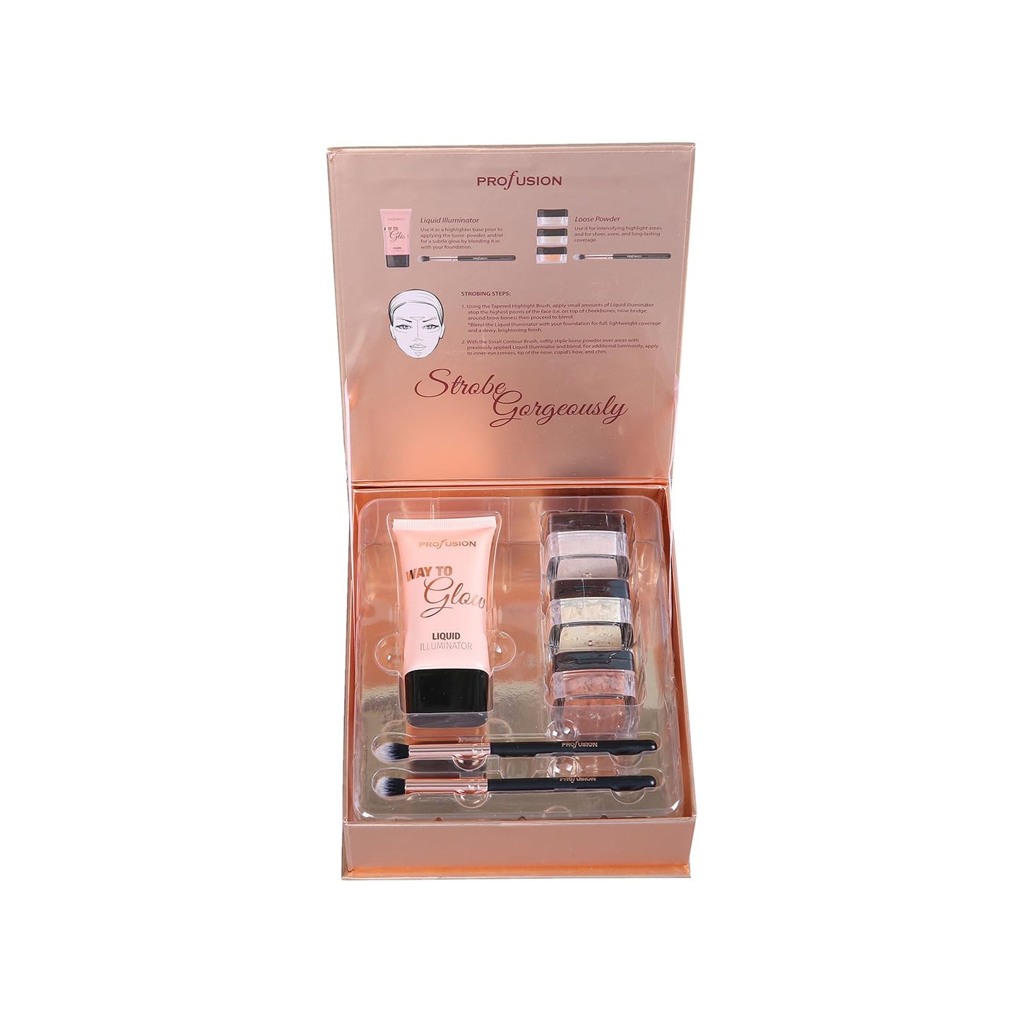 Profusion Cosmetics Way To Glow Illuminating Kit