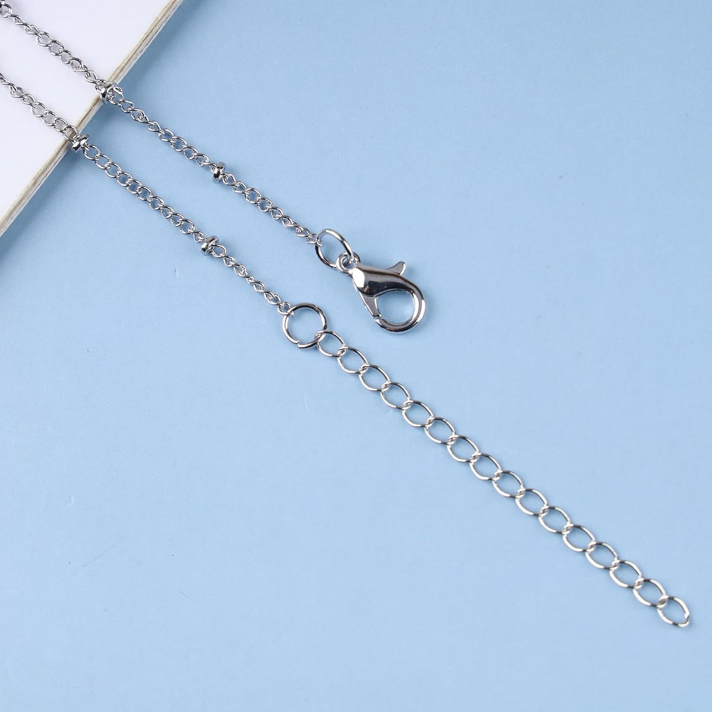 Vintage Square Pendant Necklace Polish Square Necklace Square Choker Necklace Gold Ball Chain Necklace Jewelry for Women (Gold)